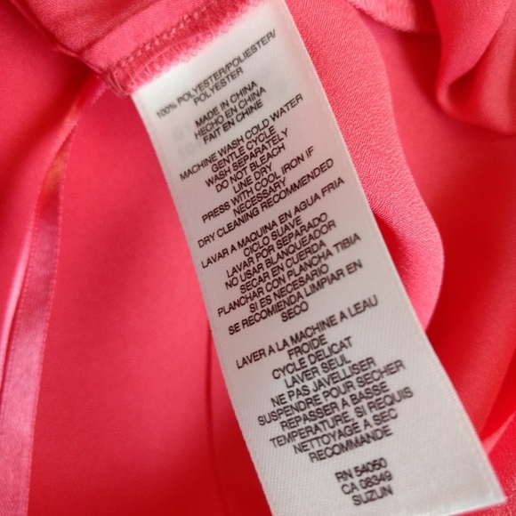 Kasper Sleeveless Blouse Coral Size Large - Picture 5 of 5